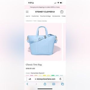 Stoney Clover Lane Classic Tote, Periwinkle